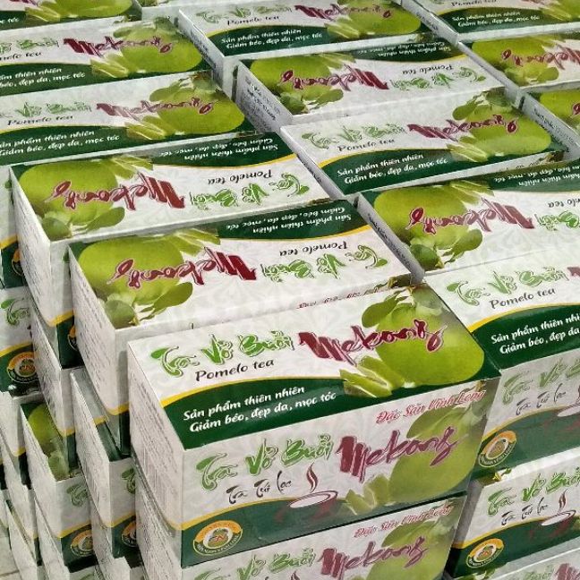 trà vỏ bưởi túi lọc Mekong 50gr