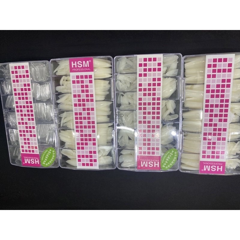 [HCM]Móng úp HSM bán lẻ full size 0-9( mỗi size 4 móng - 40 móng/gói )