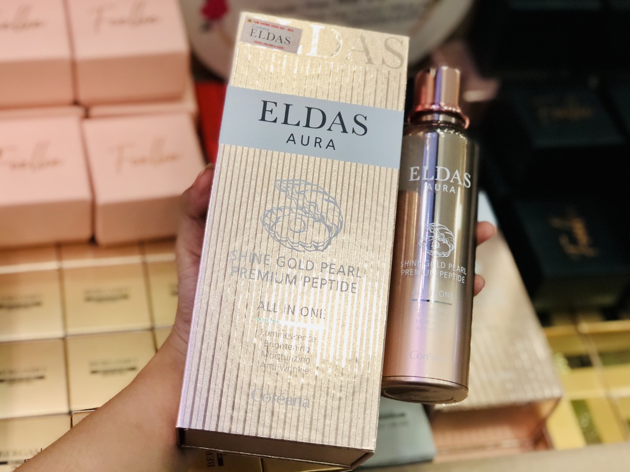 Serum Tế Bào Gốc Eldas Aura Hàn Quốc 4 in 1 100ml