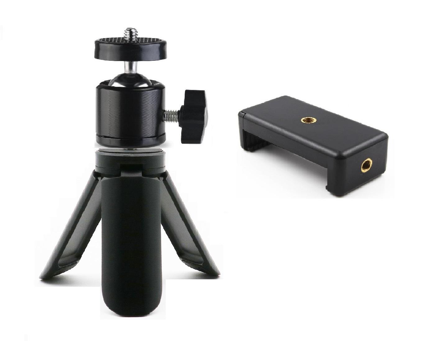 ⚡⚡ [HÀNG CÓ SẴN] TRIPOD 3 chân MINI SK020 + KÈM BALLHEAD Q27 + GÁ KẸP 002 - SINKA