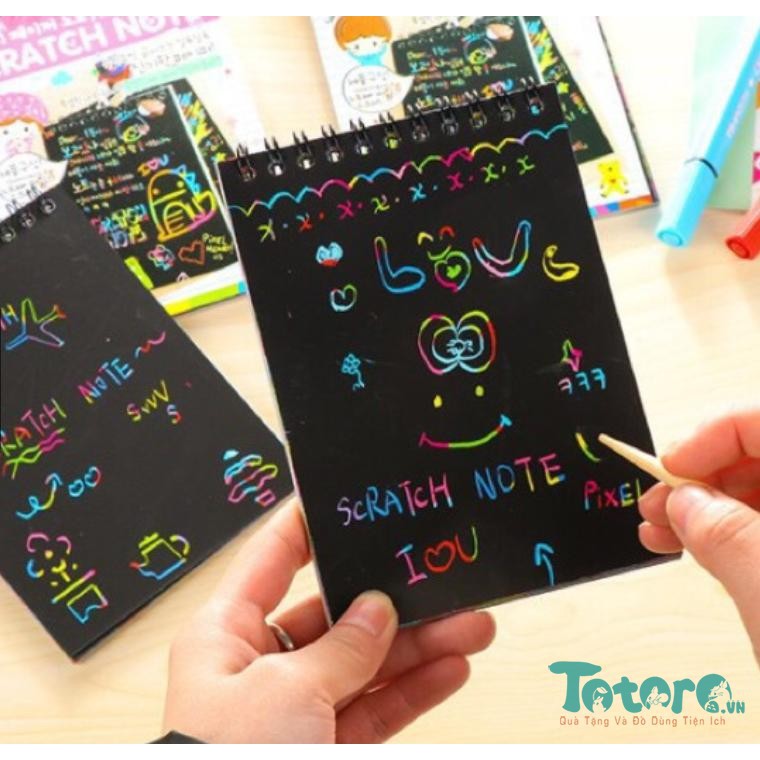 Sổ vẽ Scratch Note