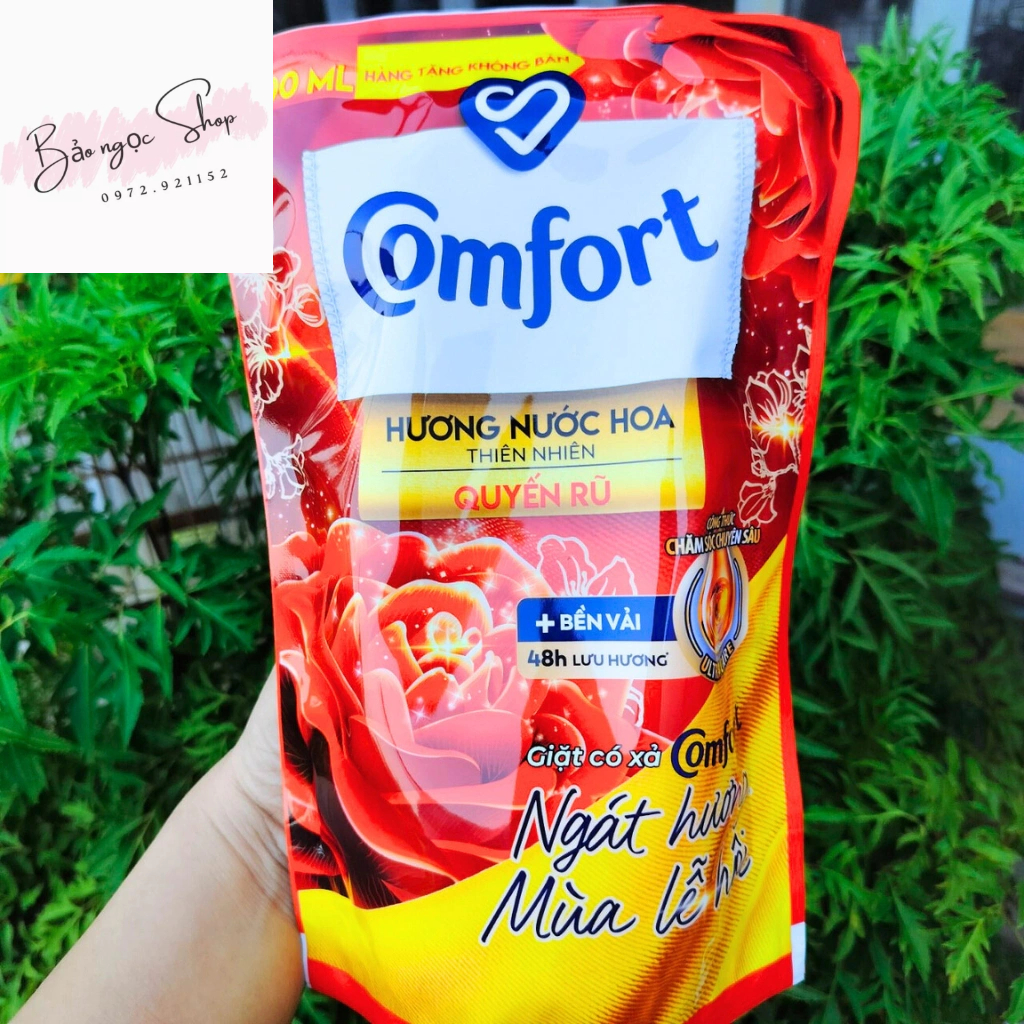 Combo 2 Bịch Nước Xả Vải Comfort 400ml*2 hương nước hoa thiên nhiên