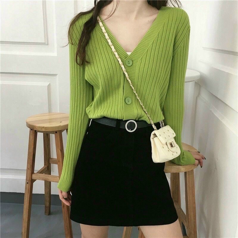 Áo len cardigan 3 khuy siêu mềm đẹp