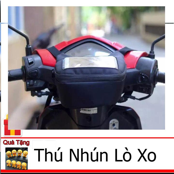 [Quà Tặng Thú Nhún Lò Xo Emoji Giải Trí]Túi treo xe máy,túi treo điện thoại xe máy, túi treo vật dụng xe máy chuyên dụng đi đường, đi phượt CHOTO