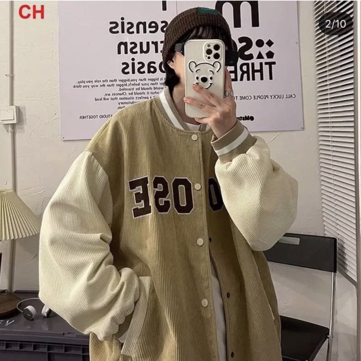 Áo khoác bomber nhung OSE CH12