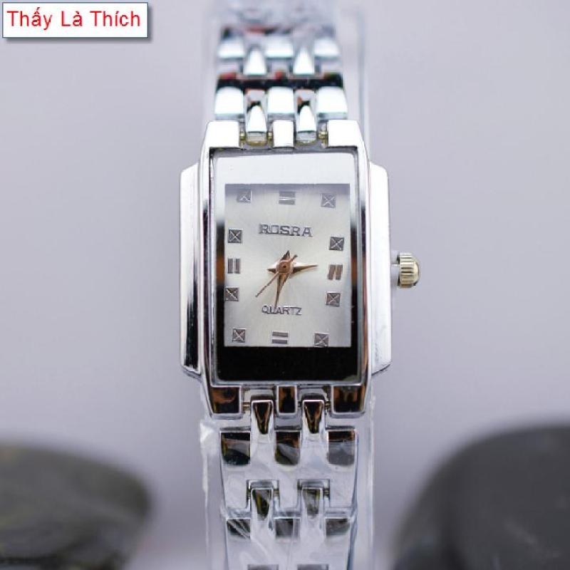 Nơi bán Đồng hồ Nữ thép mặt hình chữ nhật Rosa lịch lãm - DH2019500057075129