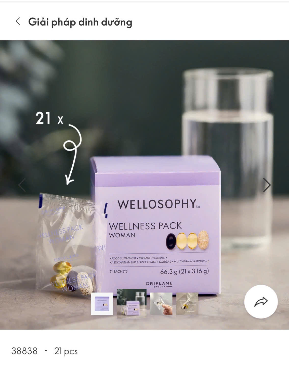 29696 Wellnesss Pack Dành Cho Nữ(thay mã 38838)IB MUA ĐƯỢC GIÁ TỐT