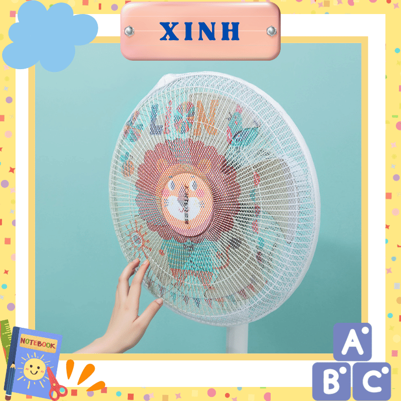 Lưới bọc quạt an toàn cho bé size 40 đến 50cm