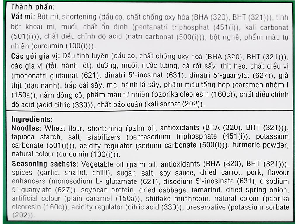 Mì xào Táo Quân thập cẩm khay 85g - BAT MUOI