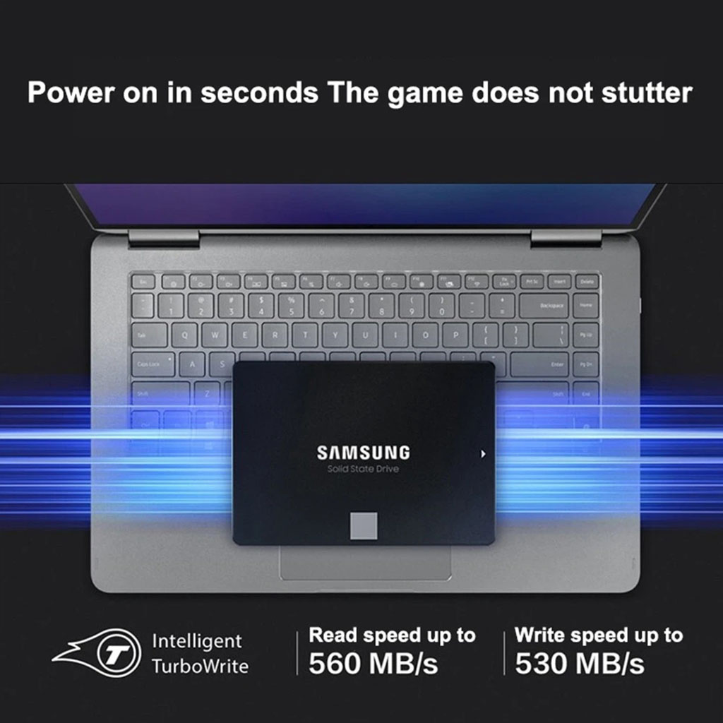 Samsung SSD 870 QVO Solid State Drive 128GB/256GB/512GB 2.5-inch Internal Solid State Drive