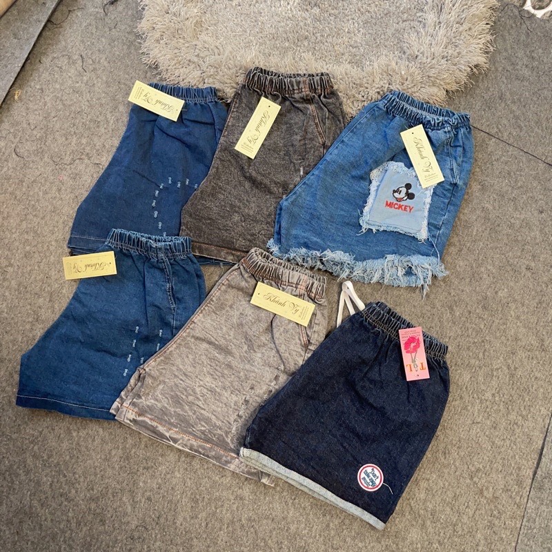 Combo 3 quần short jean nữ 100k/3 cái