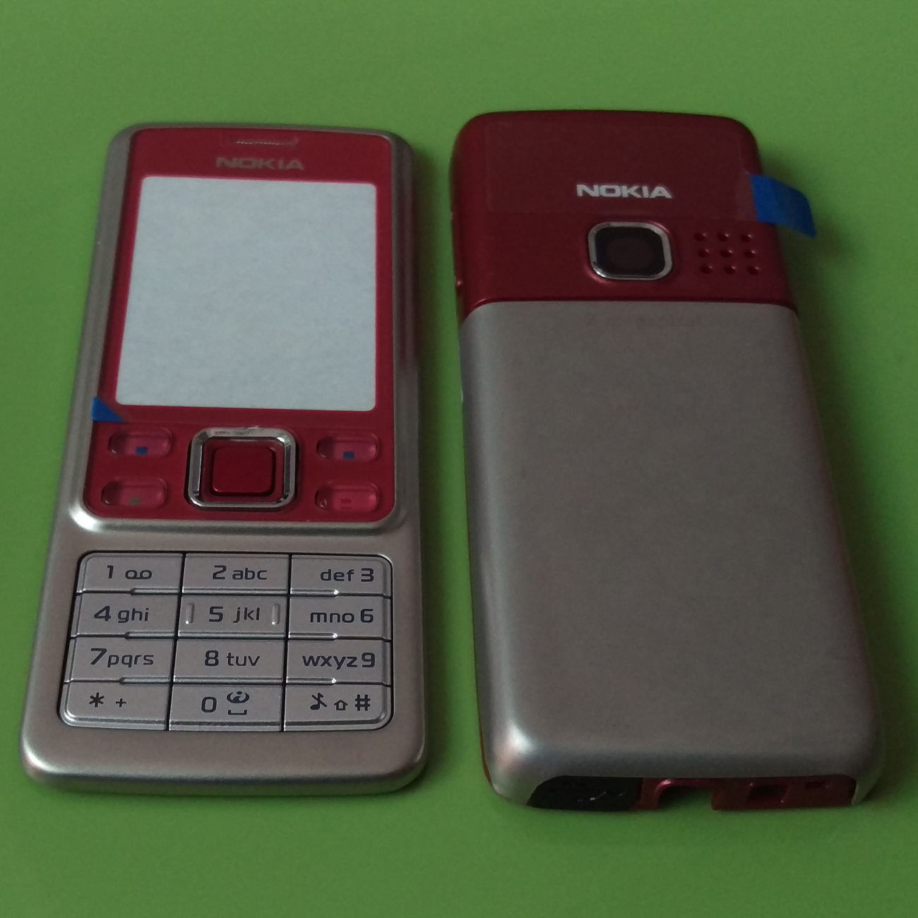 Vỏ + Sườn Nokia 6300 -Vỏ Zin RED