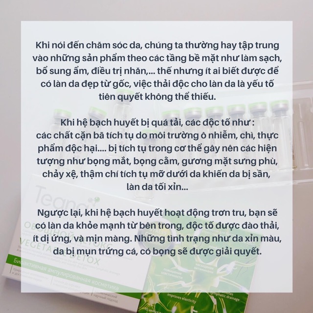 [HCM][HSD 4.2024] Serum Teana VEGETABLE DETOX