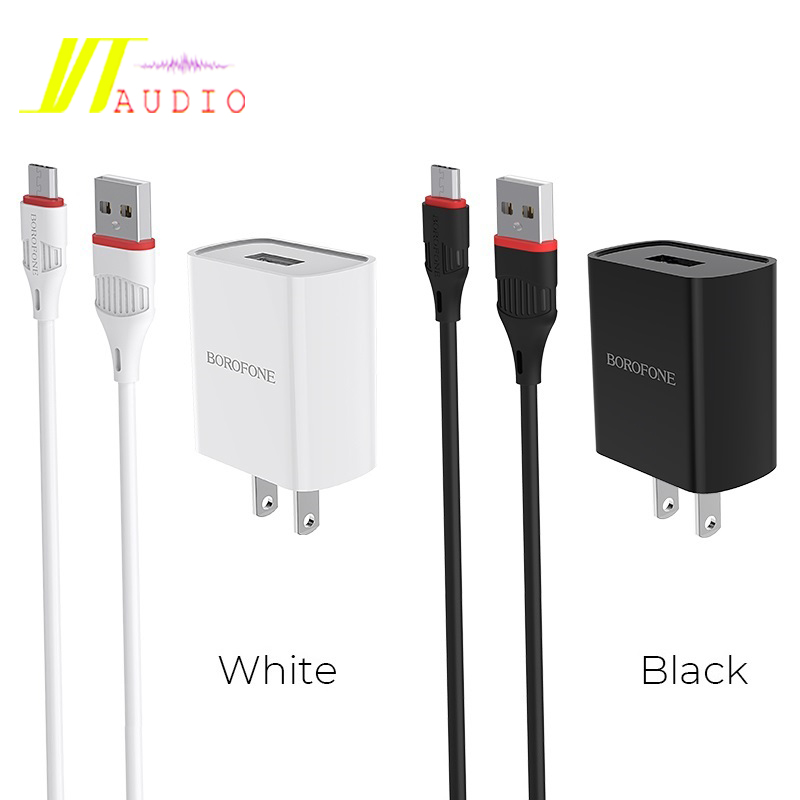 Bộ Sạc Iphone. Bộ Sạc nhanh Borofone BA20 Lightning 2.1A