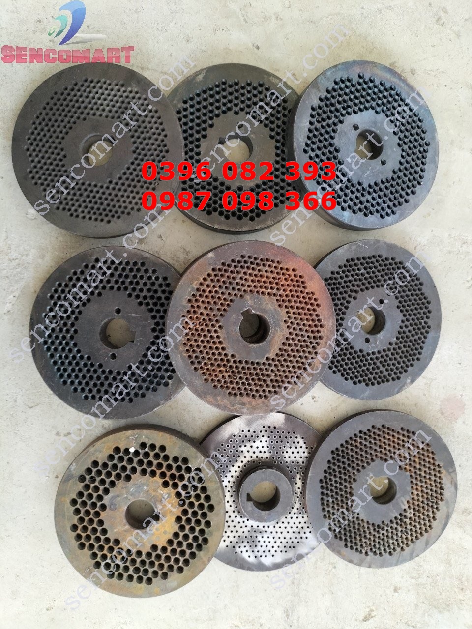 Sàng ép cám viên máy S160 từ 1,5ly đến 6ly
