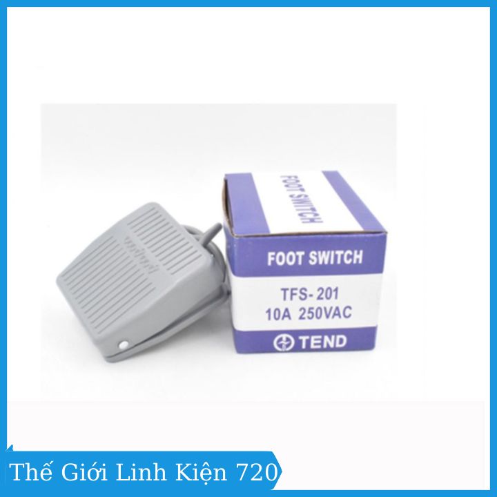 Công tắc bàn đạp chân 250vac 10a TFS-201