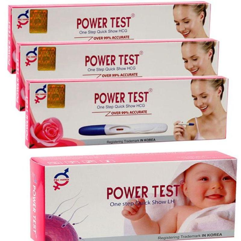 Bút thử phát hiện thai sớm POWERTEST COMBO 3 BÚT