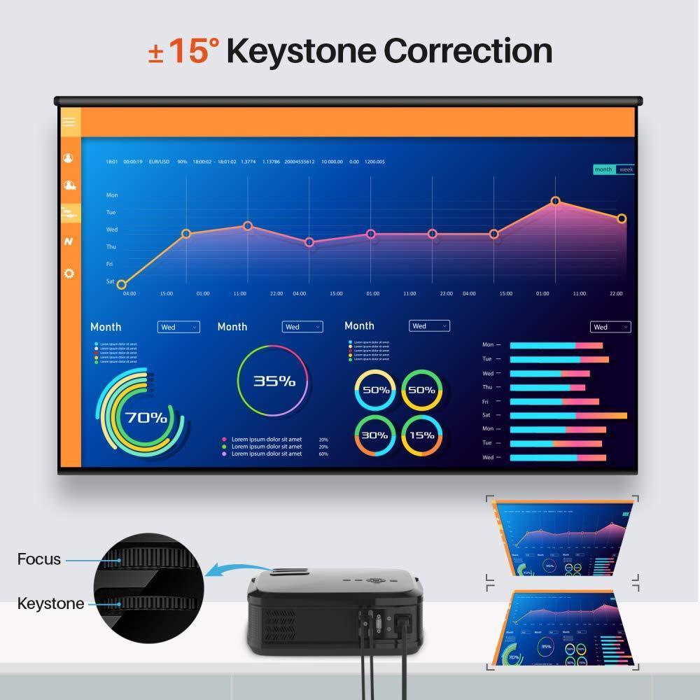 [Trả góp 0%][ VOUCHER 200K ] - Máy chiếu VANKYO Performance V620 Full HD 1080p - Hàng chính hãng