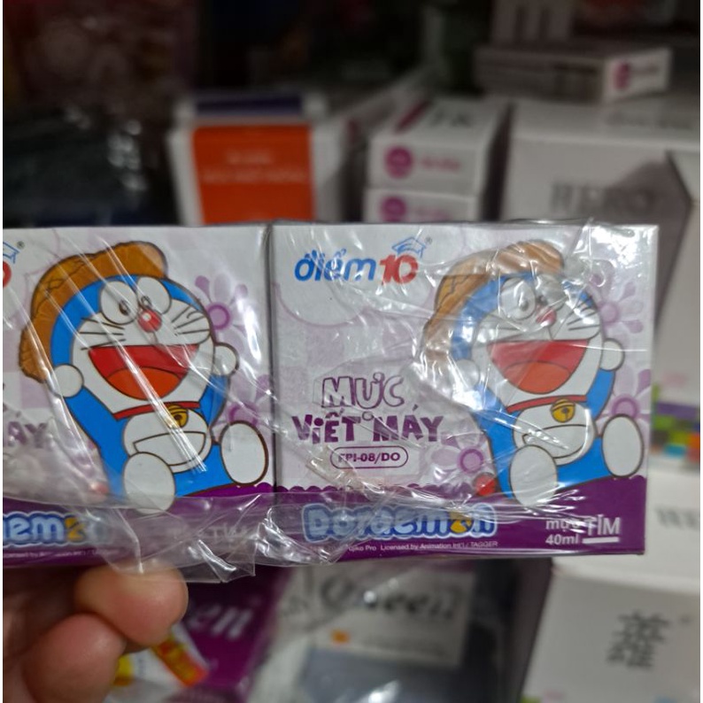 Mực Doraemon điểm 10 Thiên Long viết bút máy 40ml