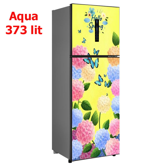 [HCM]Decal trang trí tủ lạnh mẫu Hoa Cẩm Tú Cầu