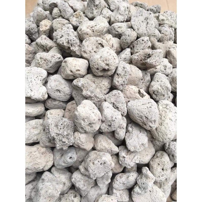 [HCM]đá lông vũ indo 1kg Nham Thạch trắng ,Đá bọt size 2-3cm