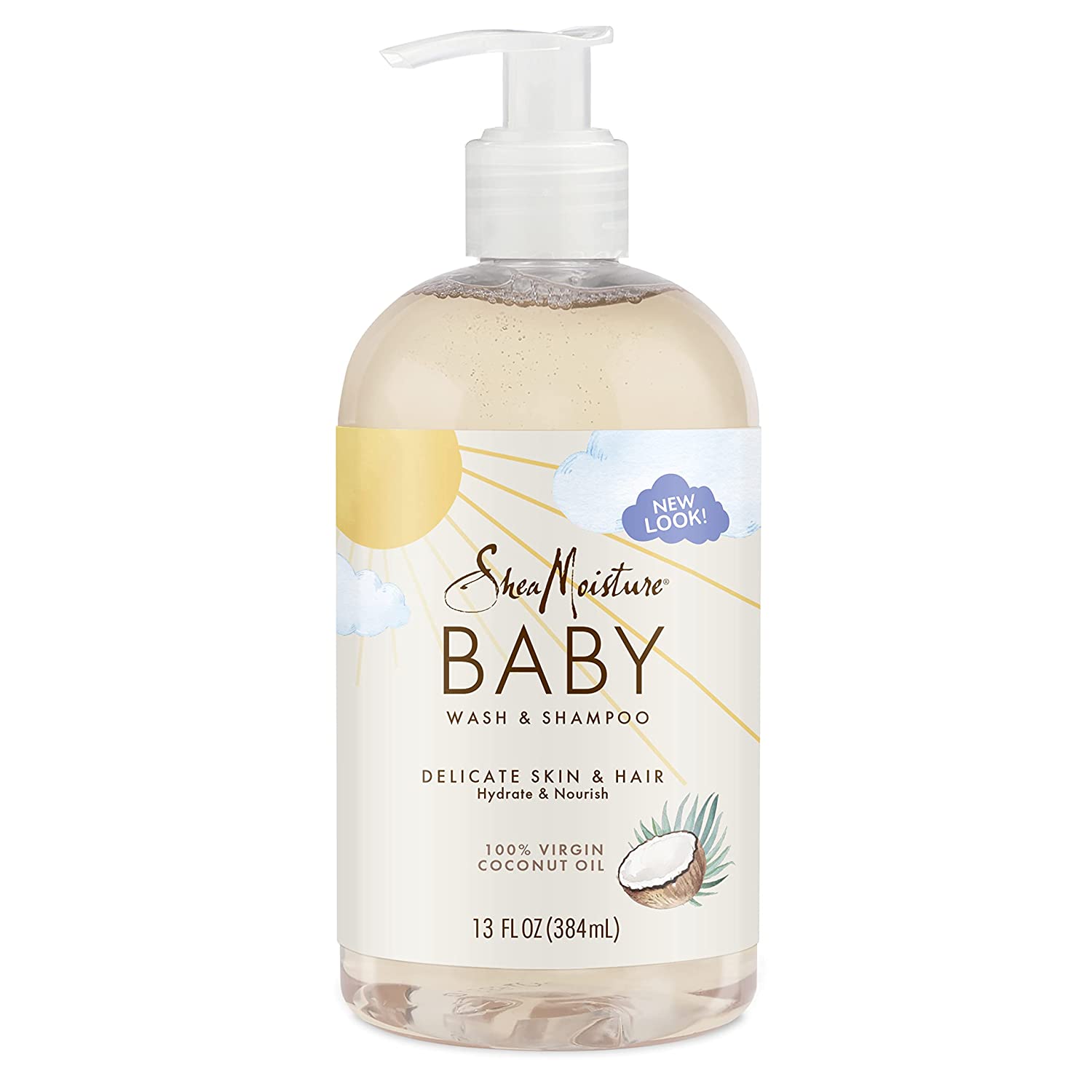Sữa tắm gội cho bé Shea Moisture dung tích 384ml
