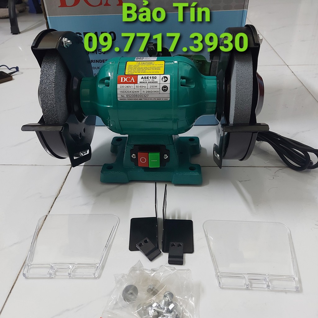 Máy mài hai đầu 250w dca ase150 máy mài 2 đá