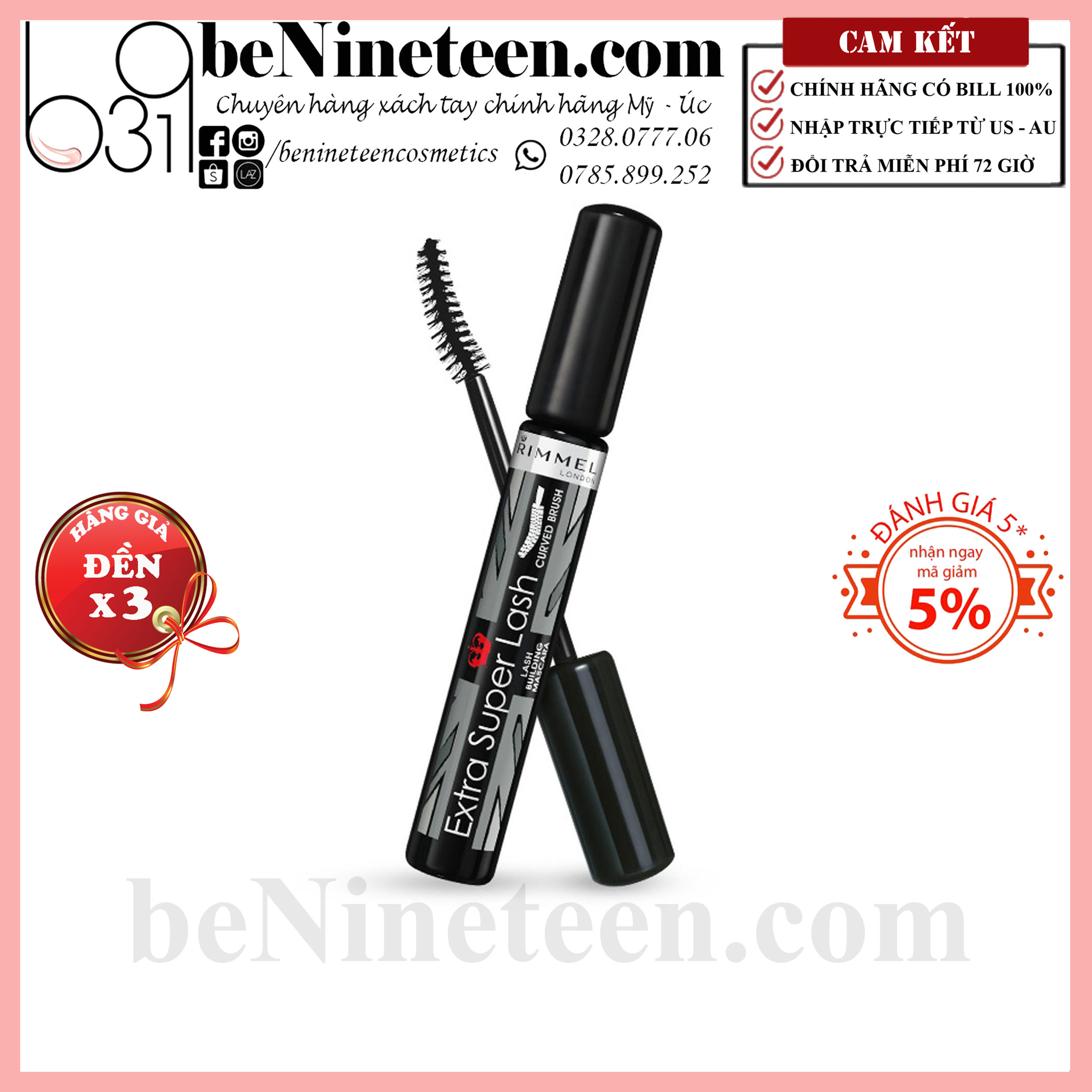 Chuốt Mi Rimmel Extra Super Lash Mascara