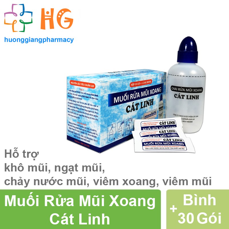 Muối rửa mũi xoang cát linh
