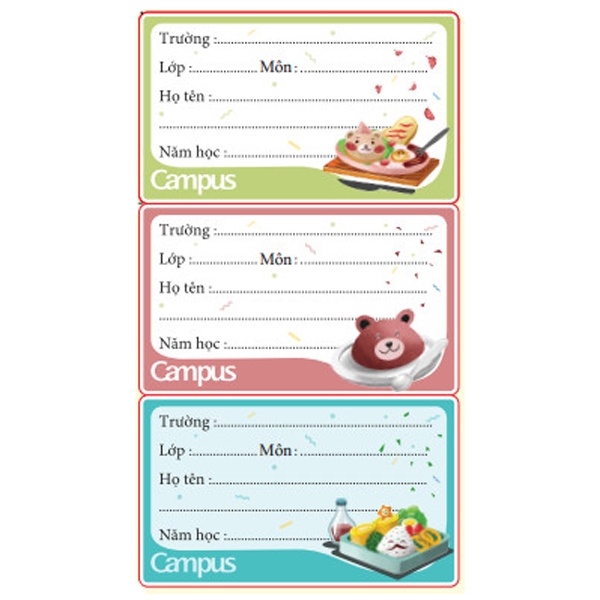 NHÃN VỞ FOOD