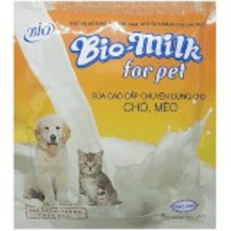 Sữa cao cấp chuyên dùng cho chó mèo Bio Milk gói 100gr