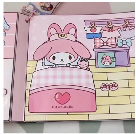 Squishy giấy ngôi nhà của Melody