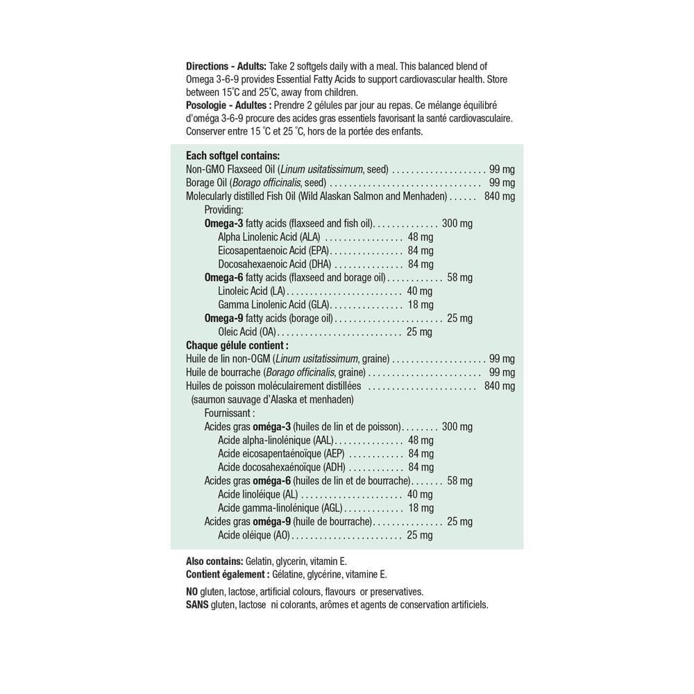 Dầu cá Omega 3-6-9 OMEGA PROTECT Jamieson 200 viên