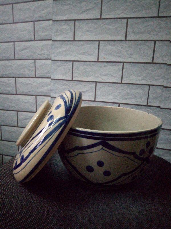 Thố sành, hủ đựng 13 cm ( 2 thố )