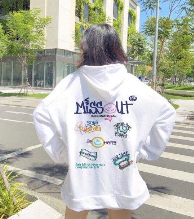 Áo khoá miss uot mặt cười
