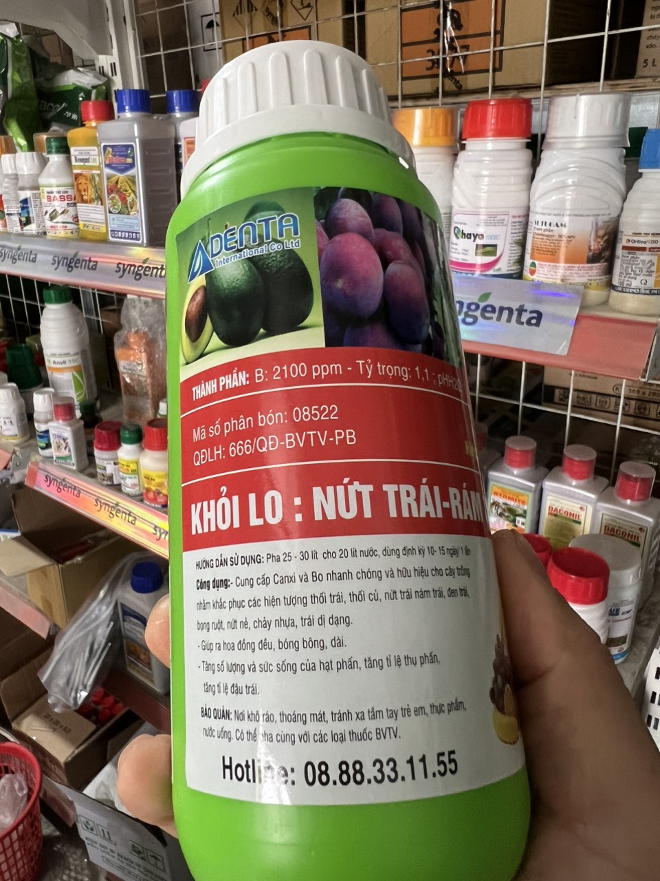 Siêu Canxi Bo chống rụng hoa & trái non ( chai 500ml)