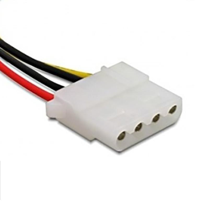 Cáp chia 1 đầu SATA ra 2 đầu Molex IDE 4 PIN 20Cm - Dây chia nguồn SATA ra 2 4PIN HDD/DVD