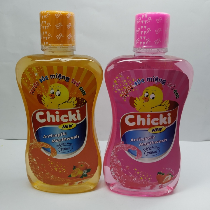 Nước súc miệng trẻ em Chicki - Chai 250ml
