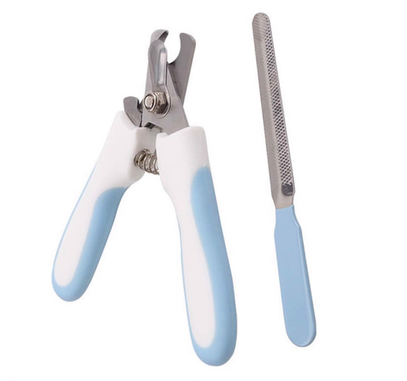 2 Size cat dog nail clippers & cat file supply