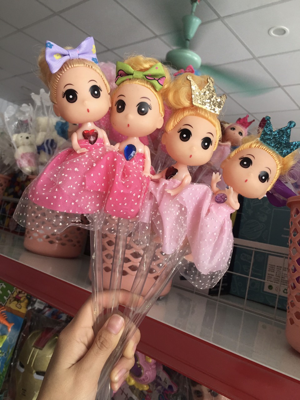 Gậy phát sáng búp bê chibi