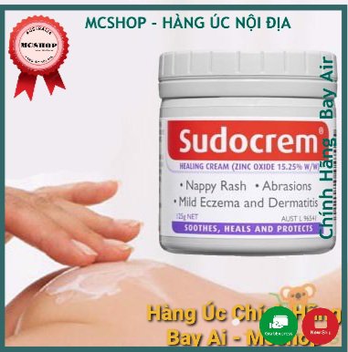 Kem chống và hăm tã SudoCrem ÚC (30g/125g/250g/400g)