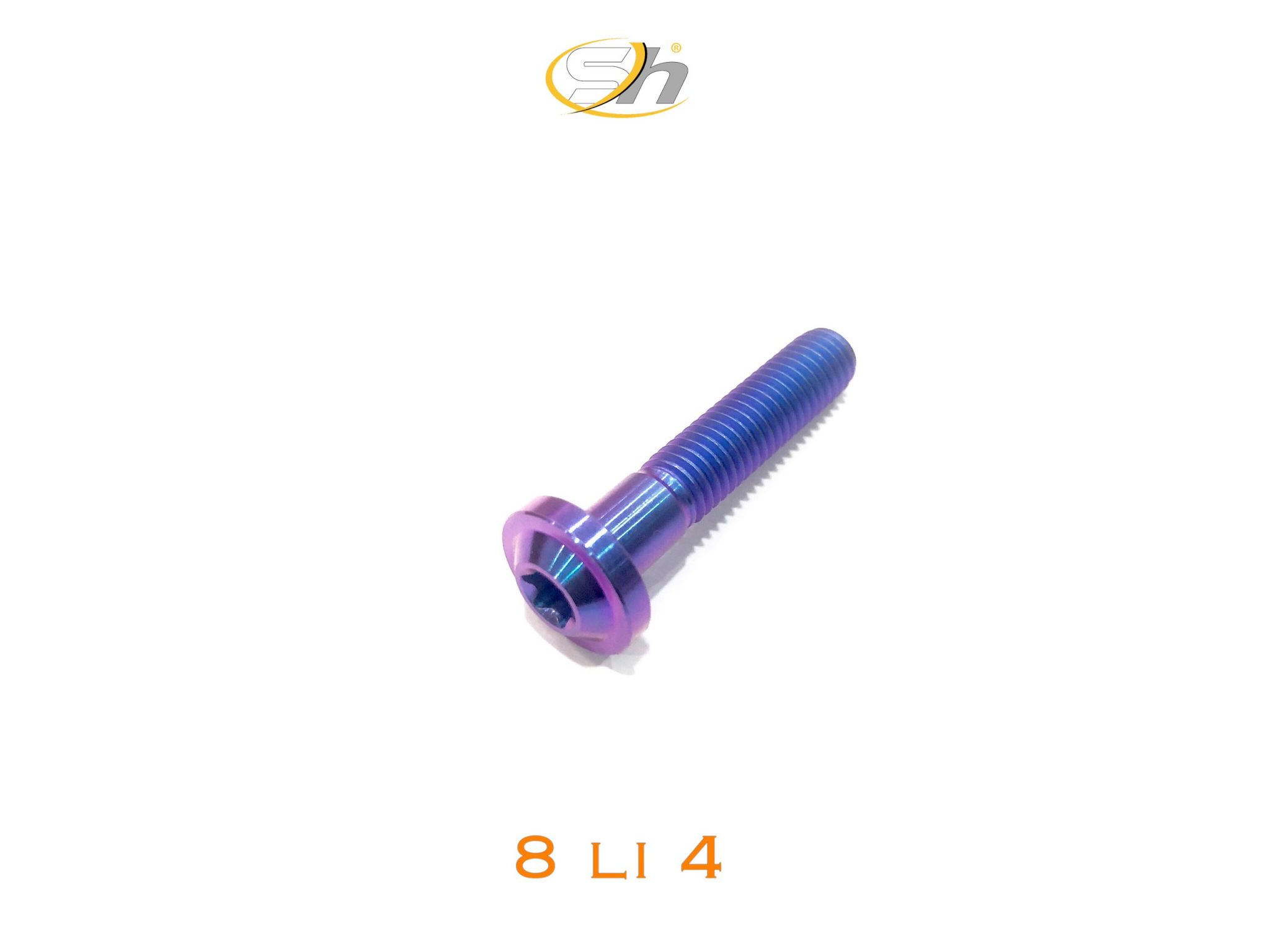 Ốc TITAN GR5 8li 4phân " gắn ghi đông " đầu dù