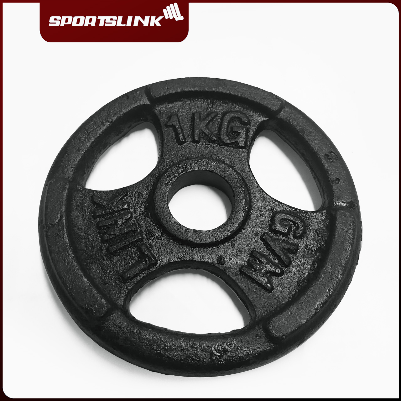 Tạ Miếng Gang 1kg SportsLink (Đen)