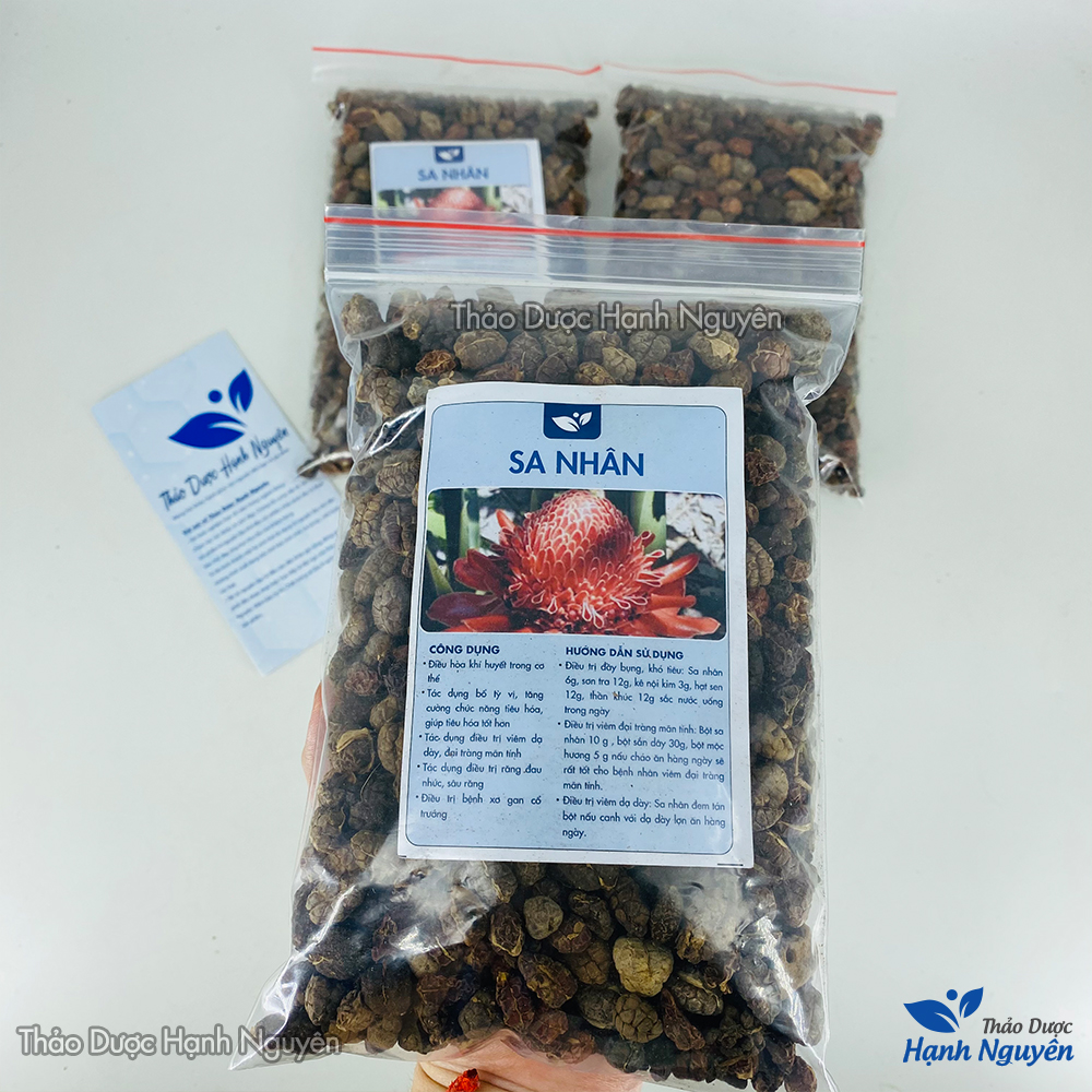 Sa shân 500g, hạt sa nhân khô, sạch, hỗ trợ thải độc, an thai, kháng khuẩn, tốt cho tiêu hoá