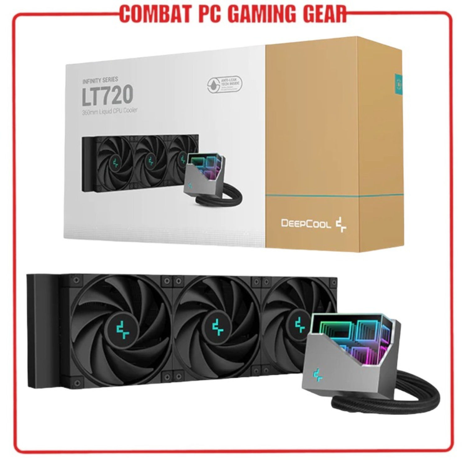 Tản Nhiệt Nước AIO DeepCool LT520 - LT720 ARGB Black/ White (Hỗ Trợ LGA1700/ AM5)