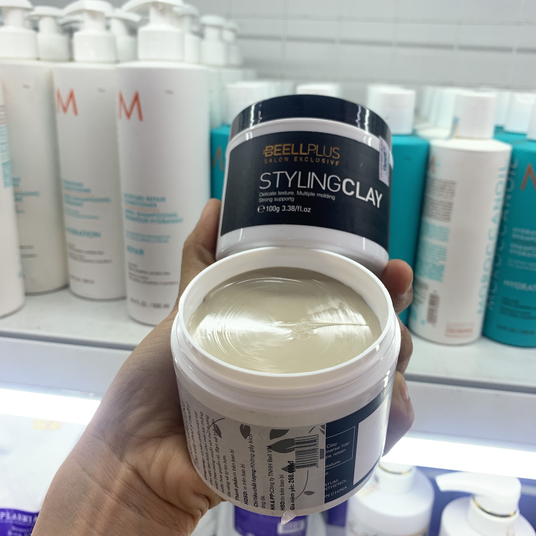 (Wax) Sáp Siêu Cứng Vuốt Tóc Nam Beell Plux Styling Clay 100ml