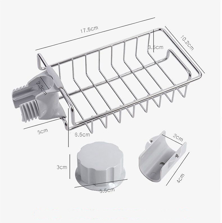 [HCM]Giá để miếng rửa chén bằng inox