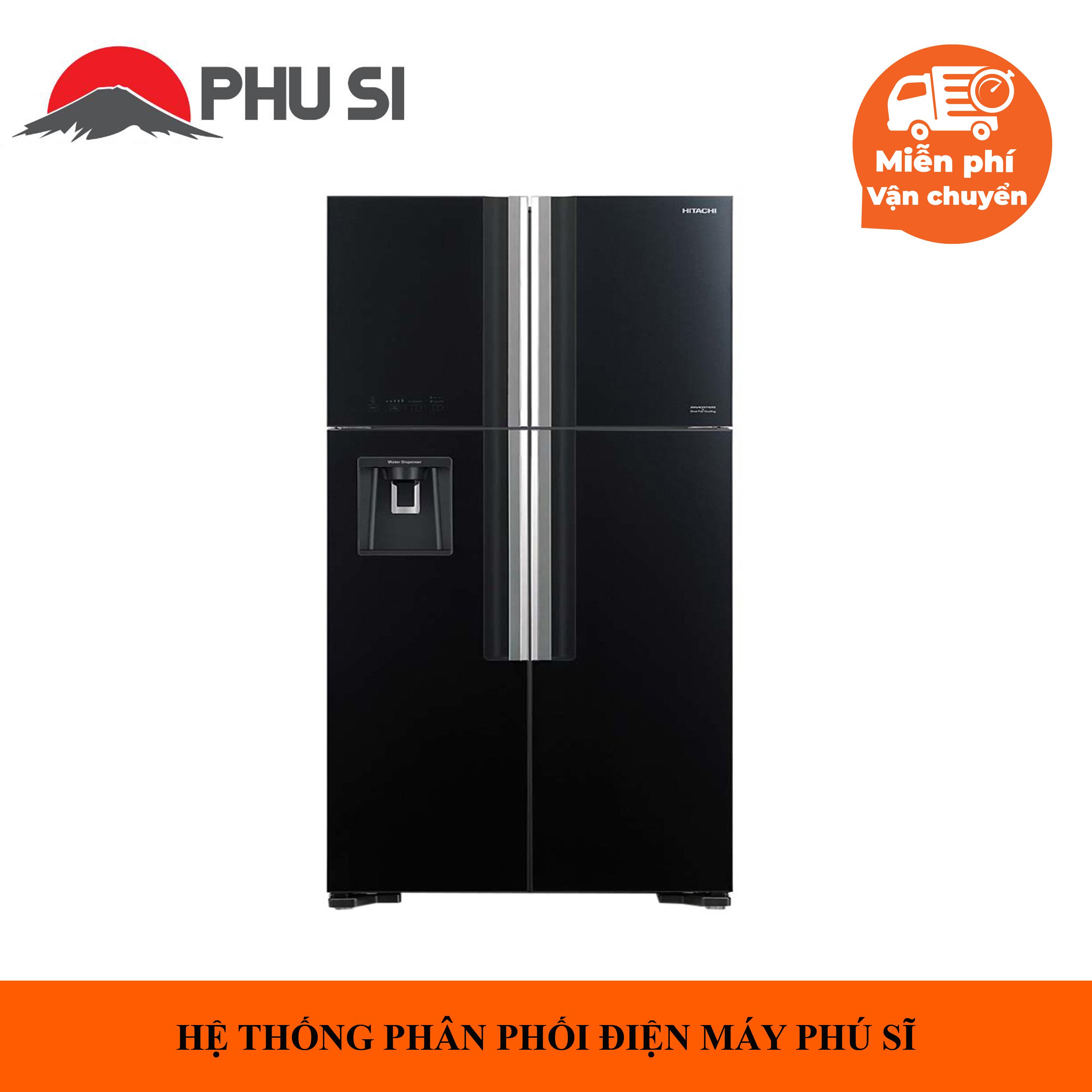 ✅[Trả góp 0%]Tủ lạnh Hitachi Inverter 540 lít R-FW690PGV7 (GBK)