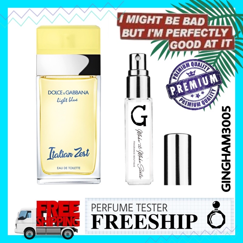 ✦gh✦ nước hoa nữ d&g light blue italian zest 5ml/10ml/20ml