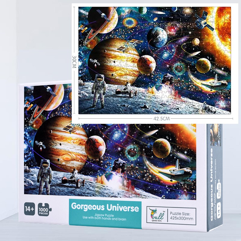 [Hoàn tiền 10%][Hoàn tiền 6%]Bộ Tranh Ghép Xếp Hình 1000 Chi Tiết Gorgeous Universe Thú Vị Cao Cấp